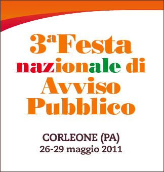 3° Festa nazionale di Avviso Pubblico, Corleone (PA), 26-29 maggio 2011